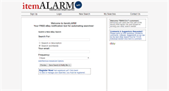 Desktop Screenshot of itemalarm.com